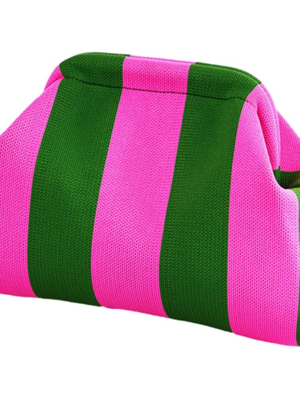 Clutch Purses for Women 2026 Summer Beach Woven Crochet Bag Dumpling Striped Ruc